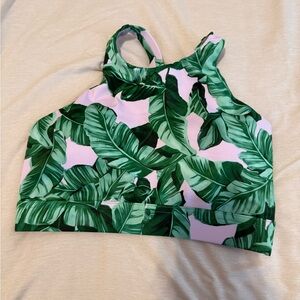 Vull Sport tropical high neck sports bra